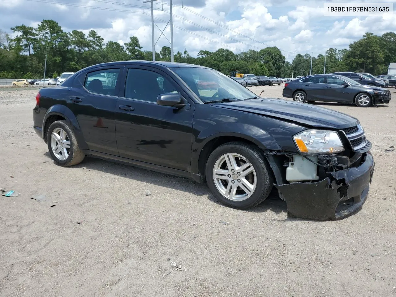 1B3BD1FB7BN531635 2011 Dodge Avenger Mainstreet