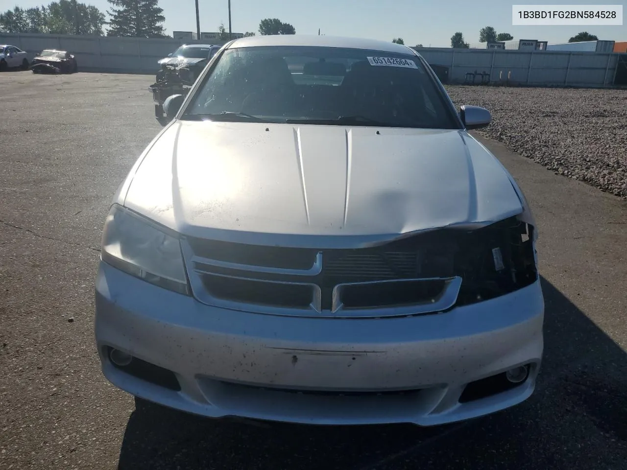 2011 Dodge Avenger Mainstreet VIN: 1B3BD1FG2BN584528 Lot: 65142664