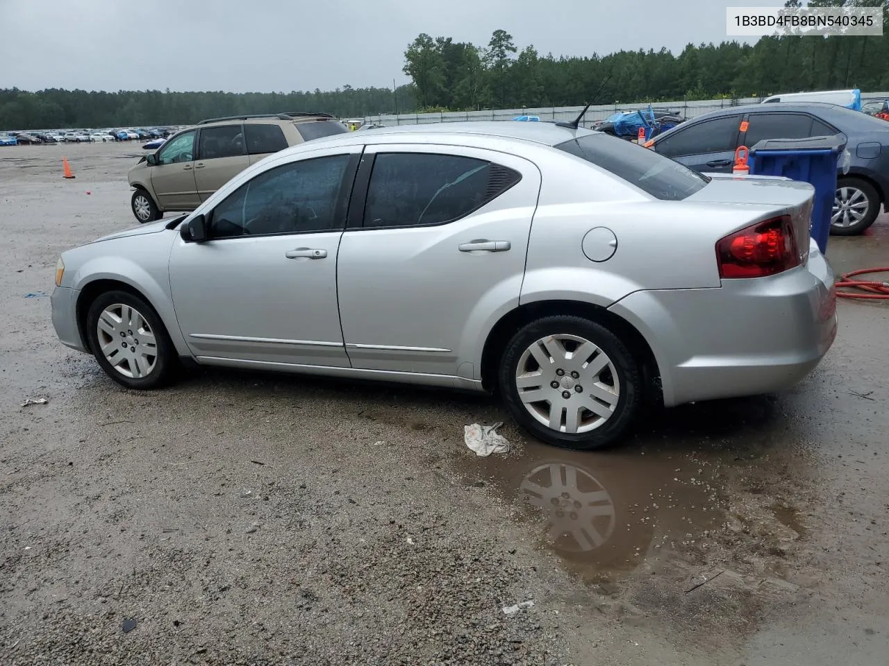 2011 Dodge Avenger Express VIN: 1B3BD4FB8BN540345 Lot: 66002624