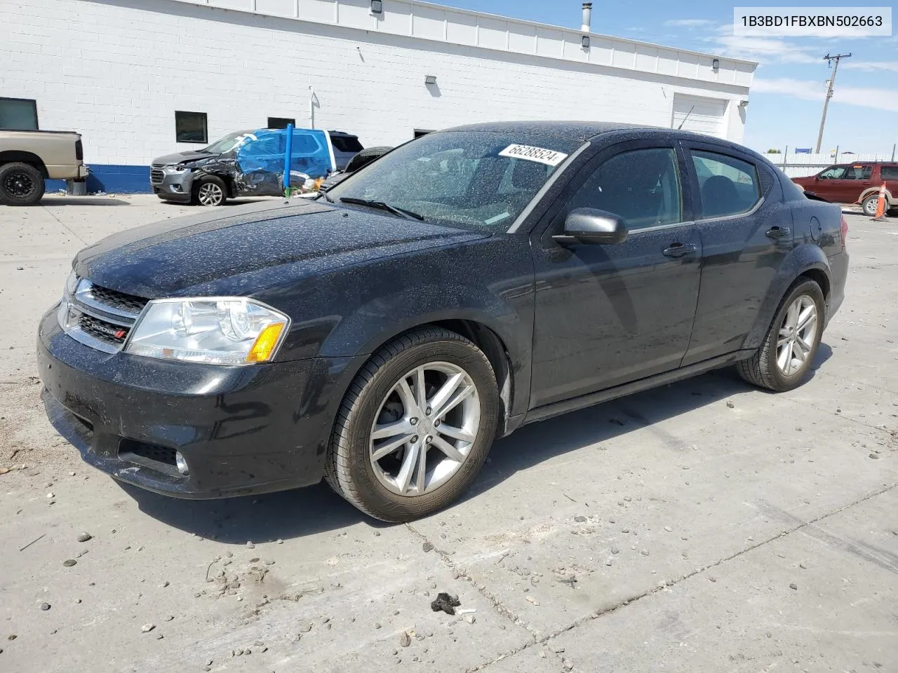 2011 Dodge Avenger Mainstreet VIN: 1B3BD1FBXBN502663 Lot: 66288524