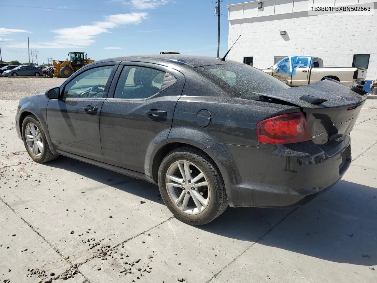 2011 Dodge Avenger Mainstreet VIN: 1B3BD1FBXBN502663 Lot: 66288524