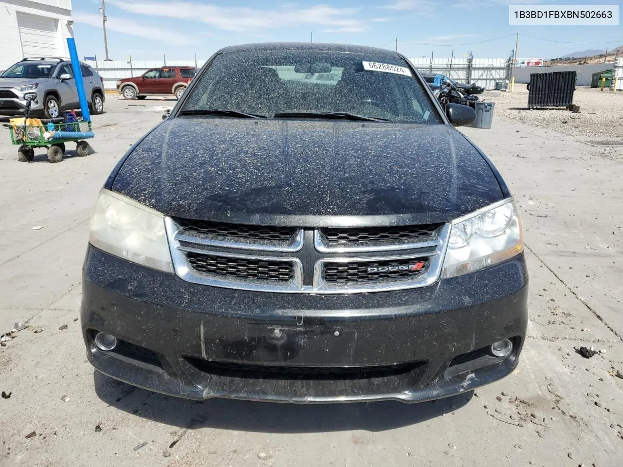 2011 Dodge Avenger Mainstreet VIN: 1B3BD1FBXBN502663 Lot: 66288524