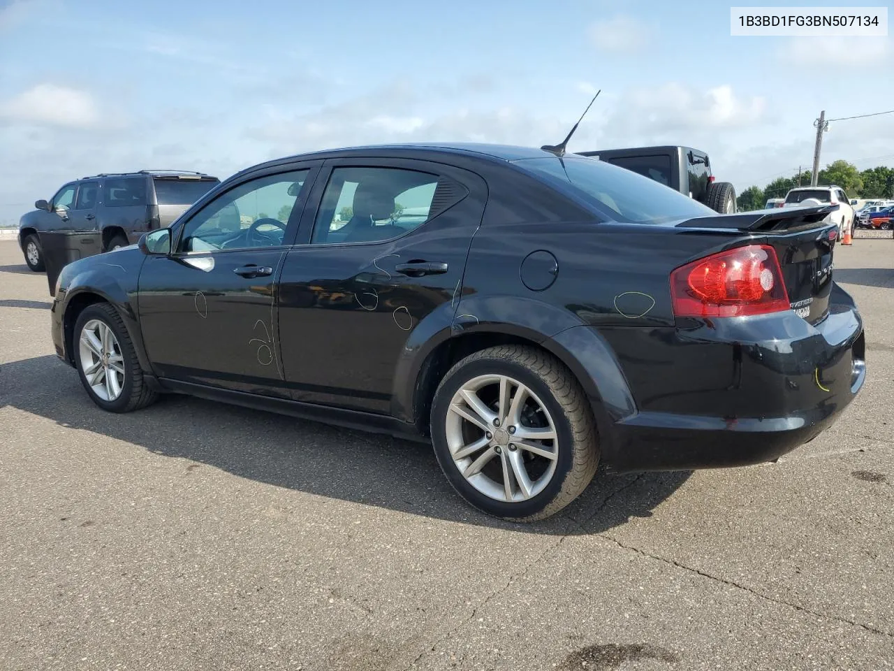 2011 Dodge Avenger Mainstreet VIN: 1B3BD1FG3BN507134 Lot: 69014004