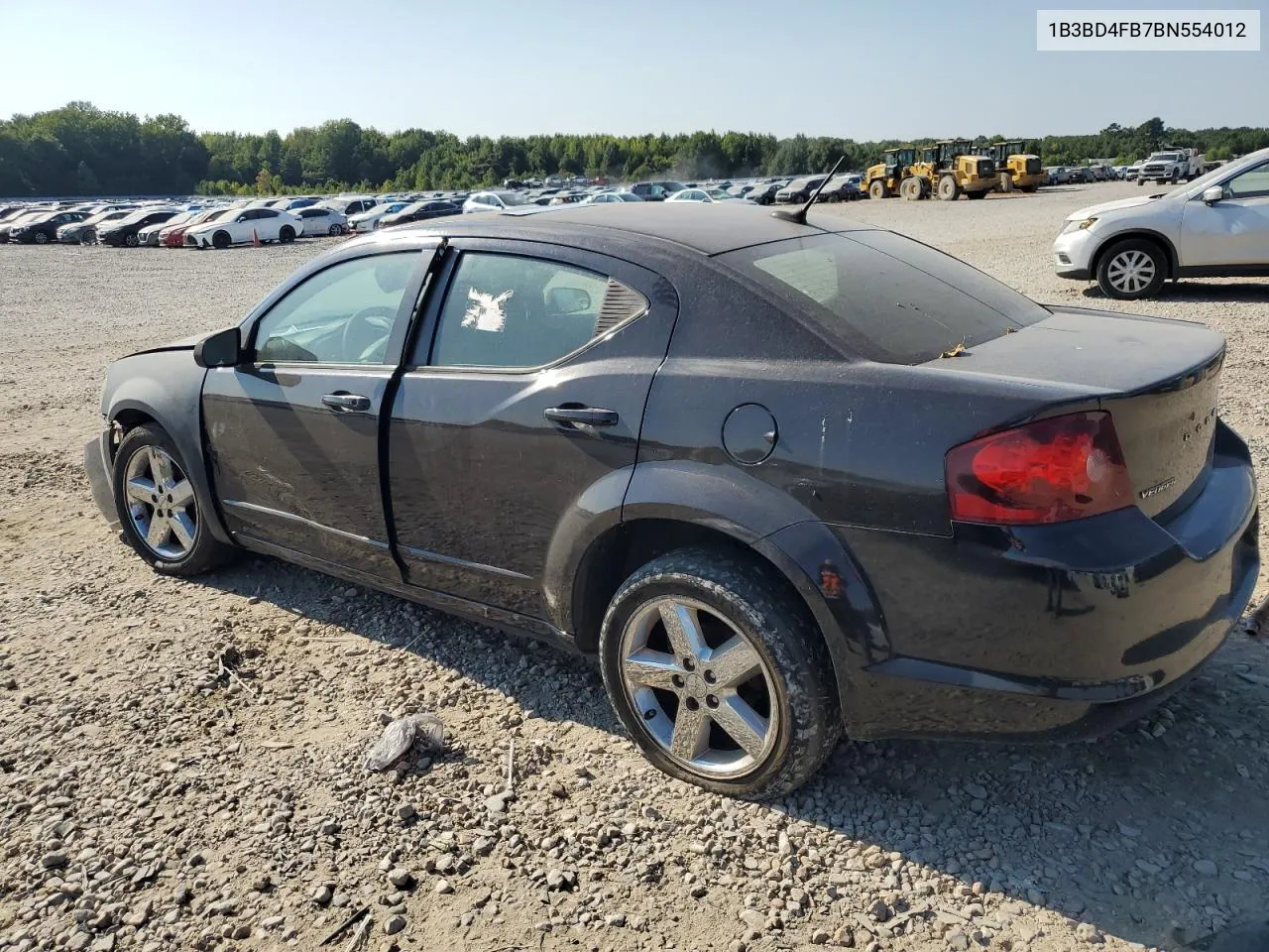 2011 Dodge Avenger Express VIN: 1B3BD4FB7BN554012 Lot: 69027754