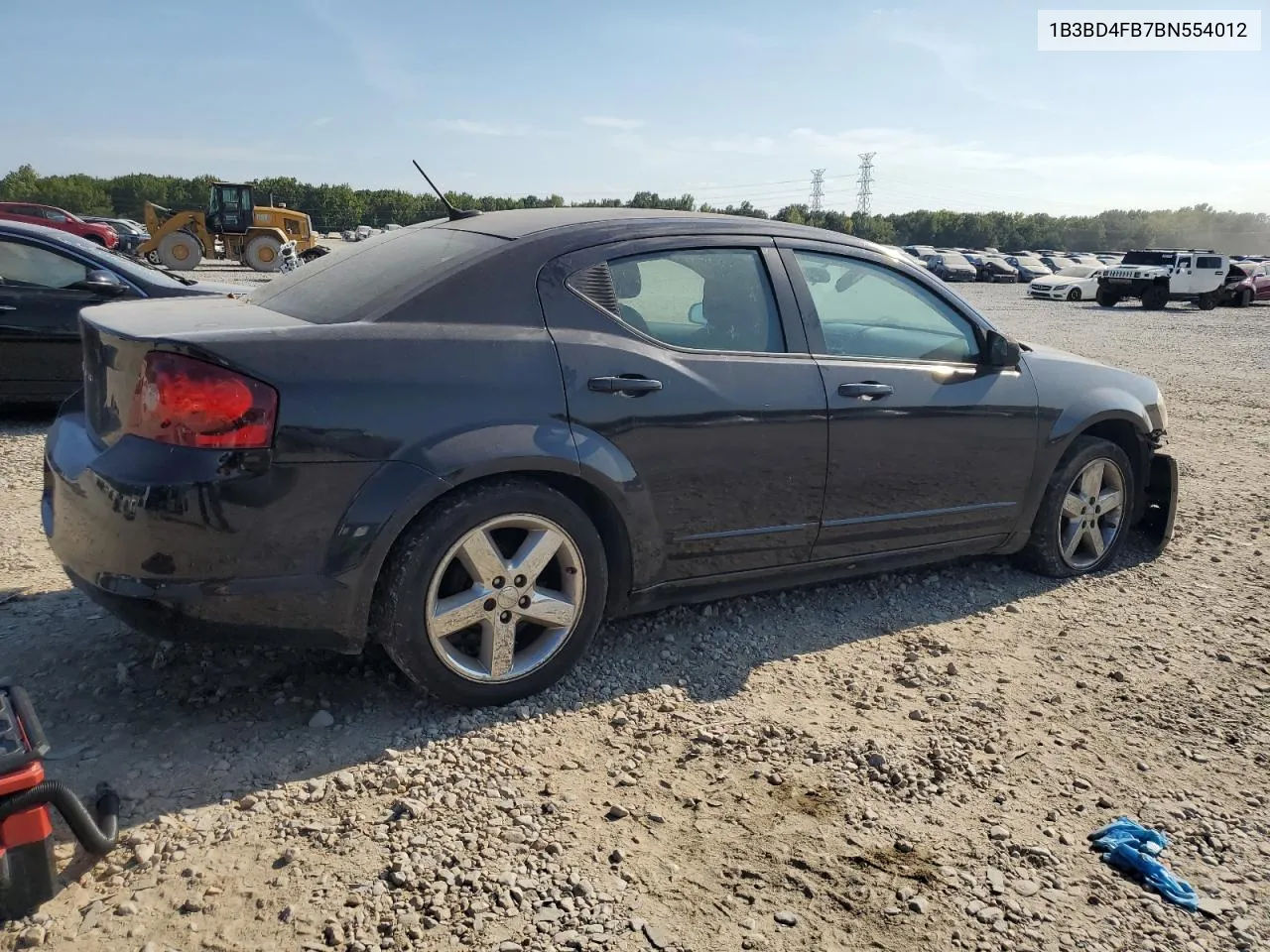 2011 Dodge Avenger Express VIN: 1B3BD4FB7BN554012 Lot: 69027754