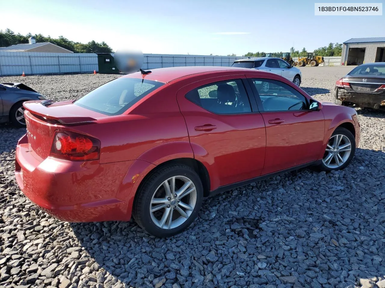 1B3BD1FG4BN523746 2011 Dodge Avenger Mainstreet