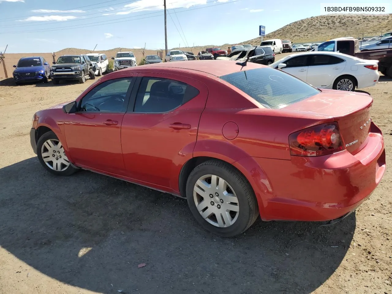 2011 Dodge Avenger Express VIN: 1B3BD4FB9BN509332 Lot: 69528334