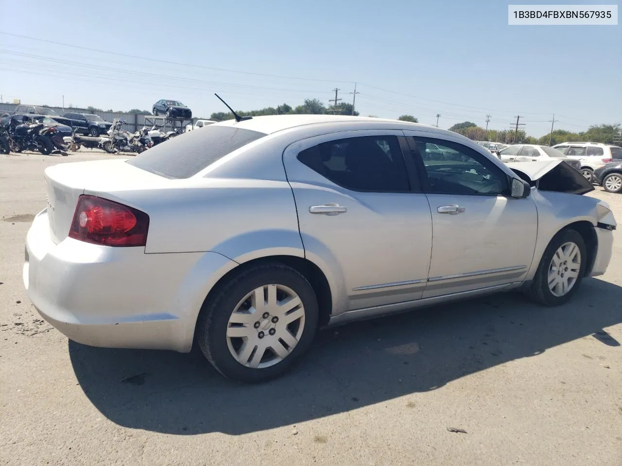 2011 Dodge Avenger Express VIN: 1B3BD4FBXBN567935 Lot: 69790674