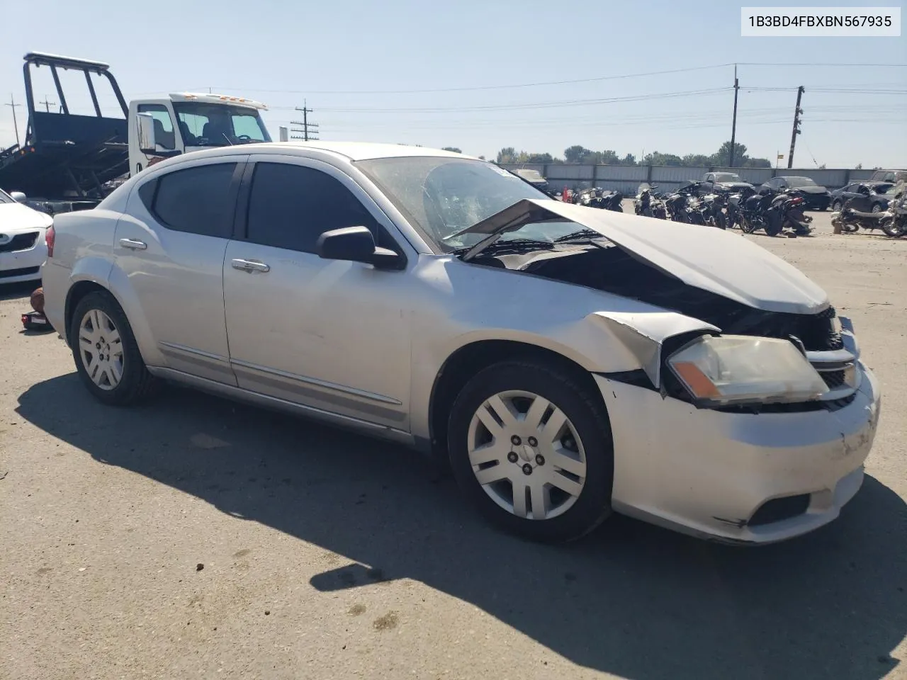 2011 Dodge Avenger Express VIN: 1B3BD4FBXBN567935 Lot: 69790674