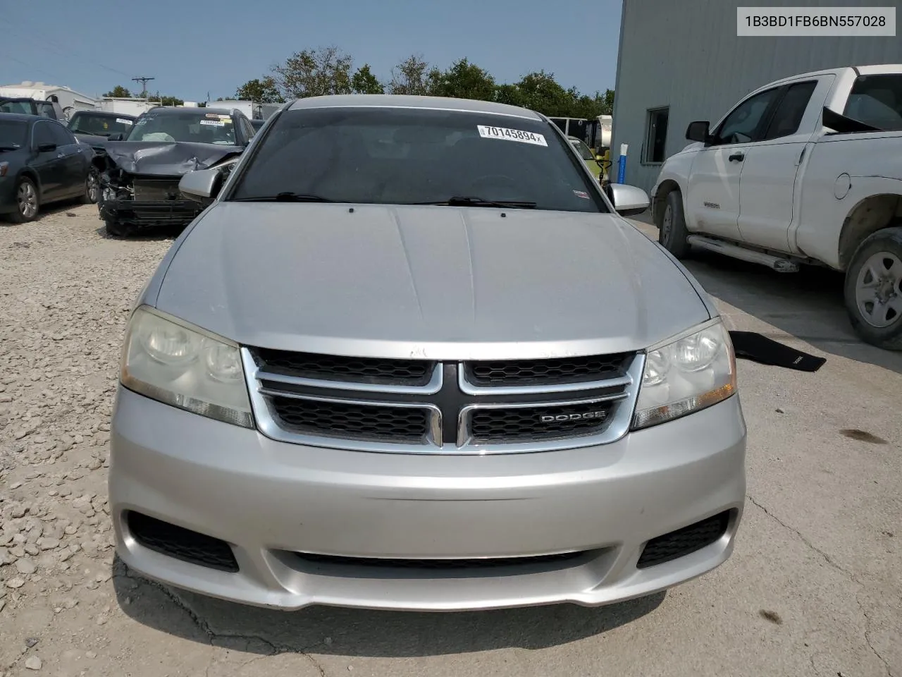 2011 Dodge Avenger Mainstreet VIN: 1B3BD1FB6BN557028 Lot: 70145894