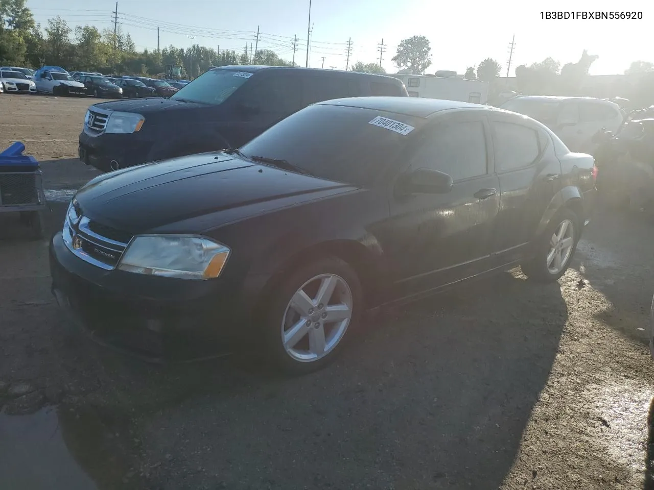 2011 Dodge Avenger Mainstreet VIN: 1B3BD1FBXBN556920 Lot: 70401304