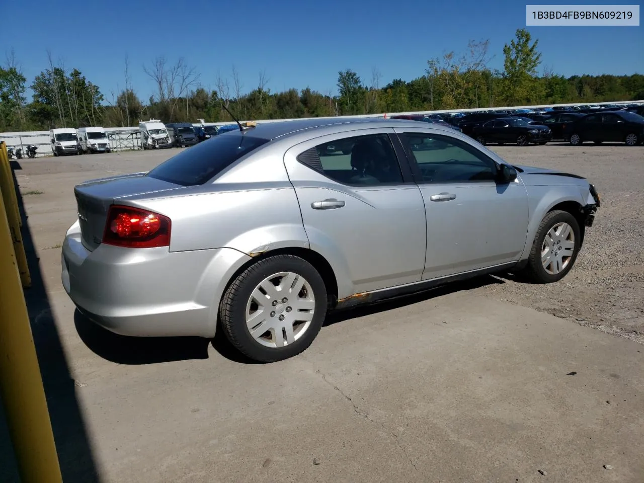 2011 Dodge Avenger Express VIN: 1B3BD4FB9BN609219 Lot: 70506494