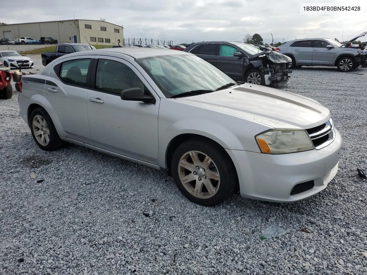 2011 Dodge Avenger Express VIN: 1B3BD4FB0BN542428 Lot: 70513004