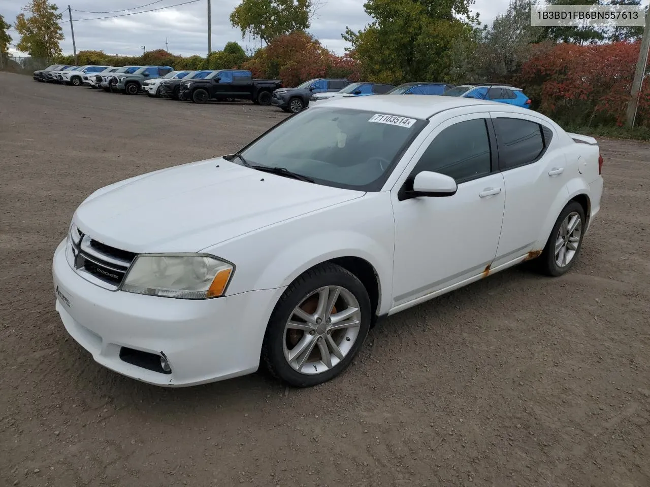 1B3BD1FB6BN557613 2011 Dodge Avenger Mainstreet