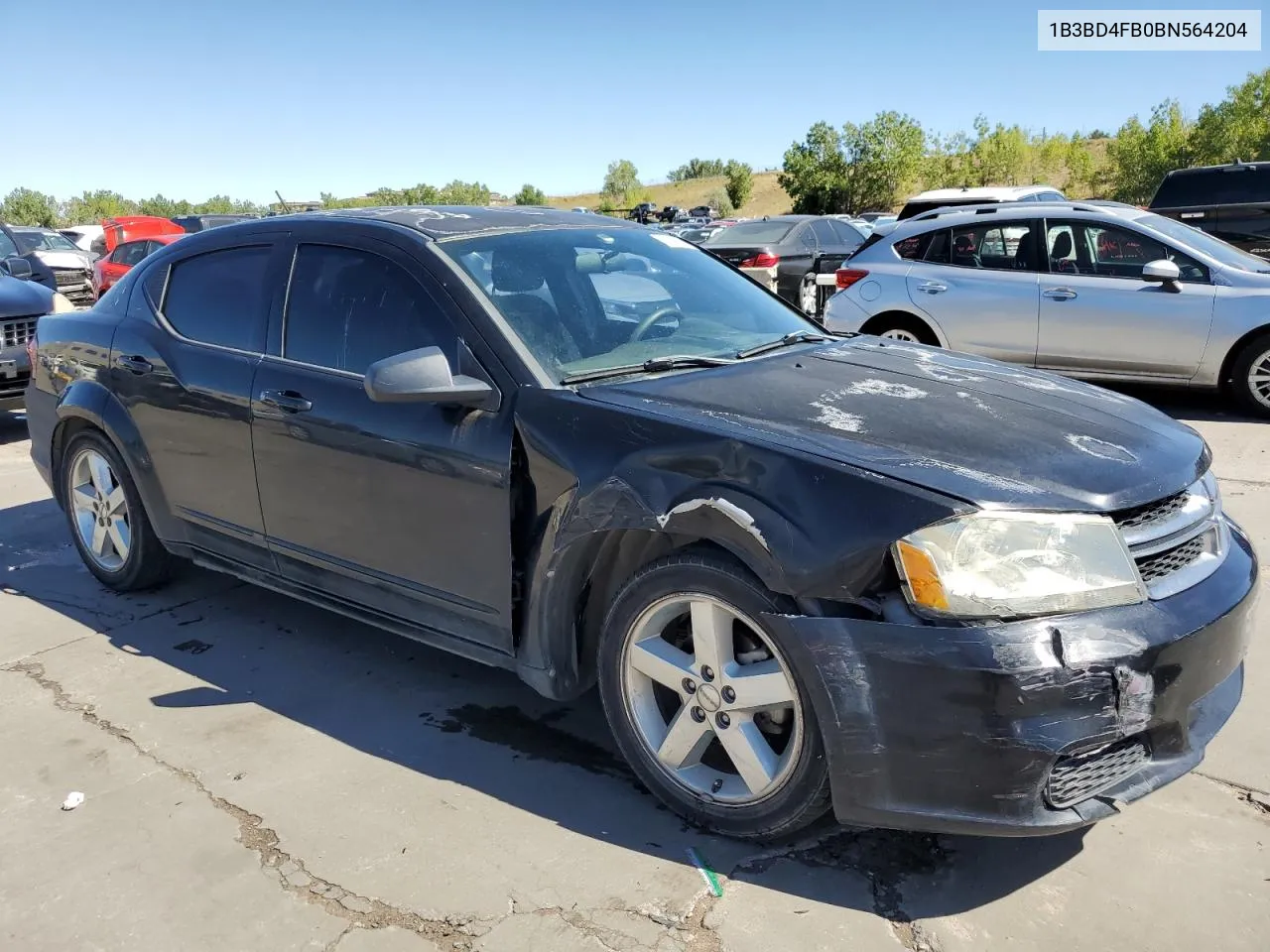 2011 Dodge Avenger Express VIN: 1B3BD4FB0BN564204 Lot: 72085394