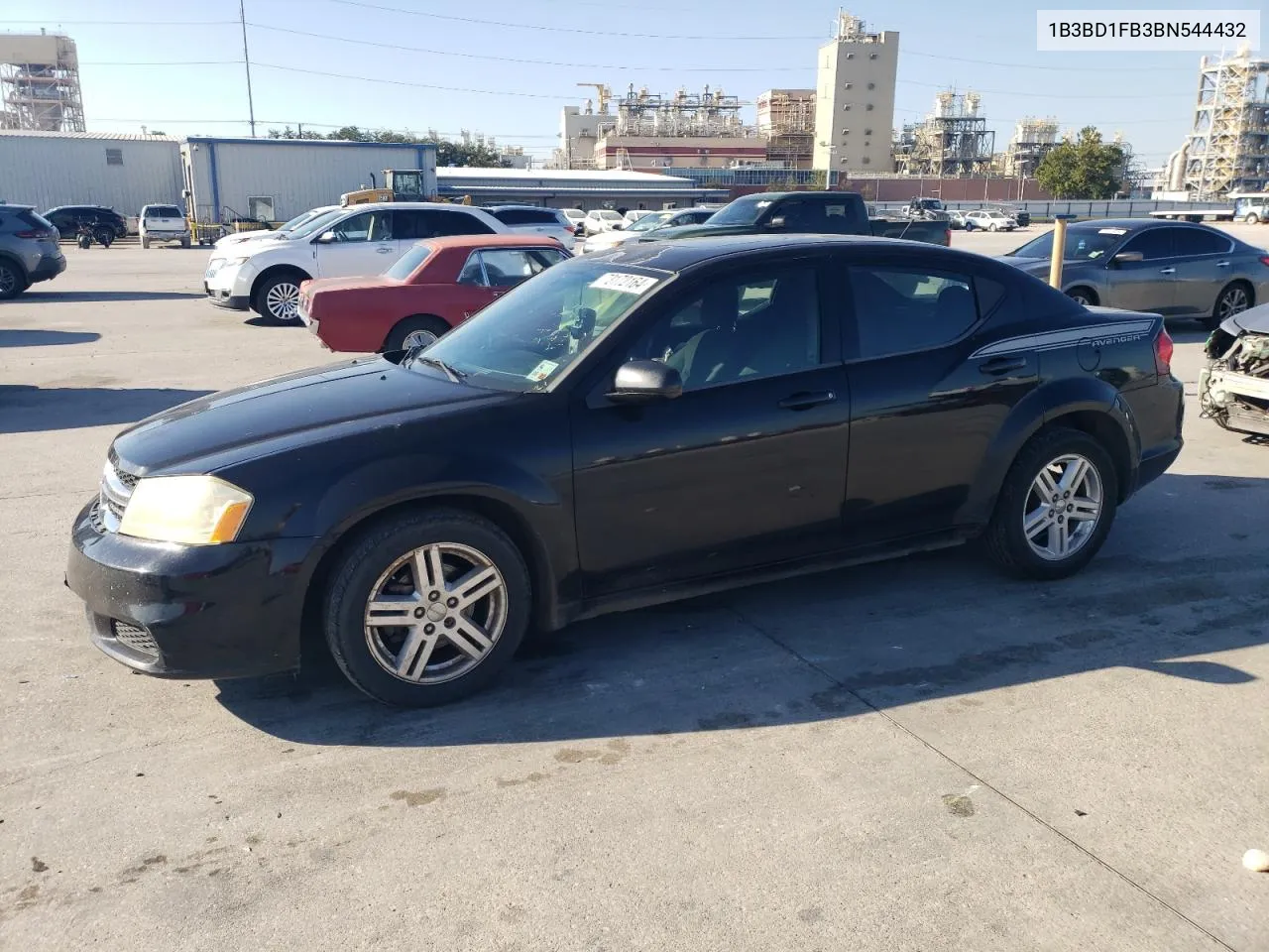 2011 Dodge Avenger Mainstreet VIN: 1B3BD1FB3BN544432 Lot: 73172164