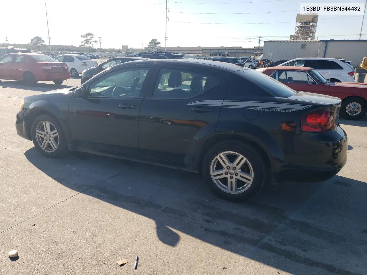 2011 Dodge Avenger Mainstreet VIN: 1B3BD1FB3BN544432 Lot: 73172164