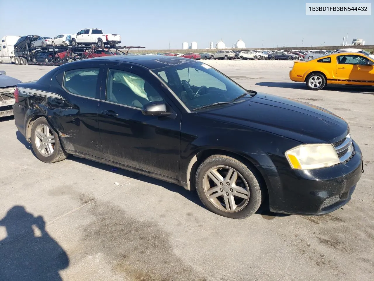 2011 Dodge Avenger Mainstreet VIN: 1B3BD1FB3BN544432 Lot: 73172164