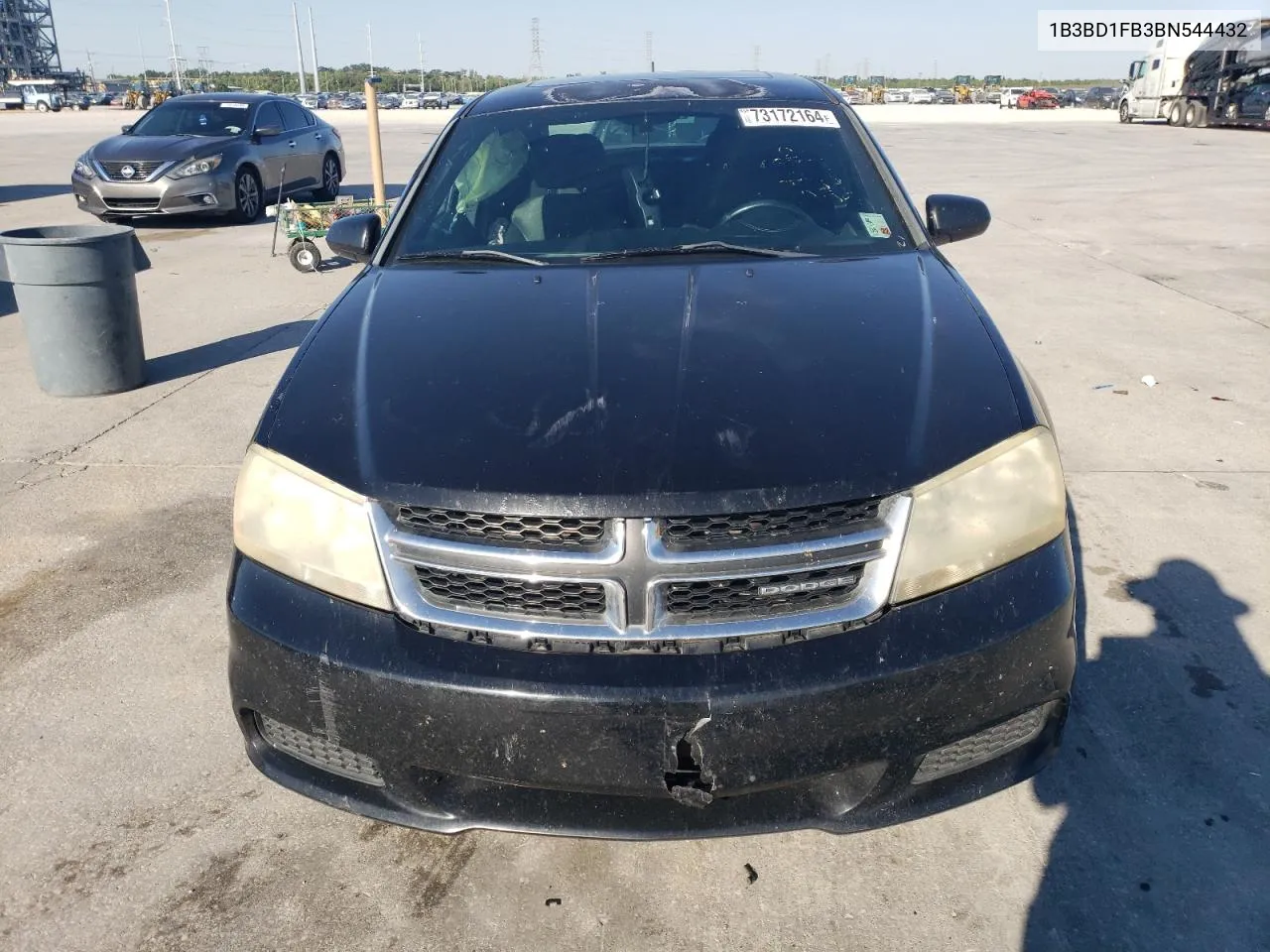 2011 Dodge Avenger Mainstreet VIN: 1B3BD1FB3BN544432 Lot: 73172164