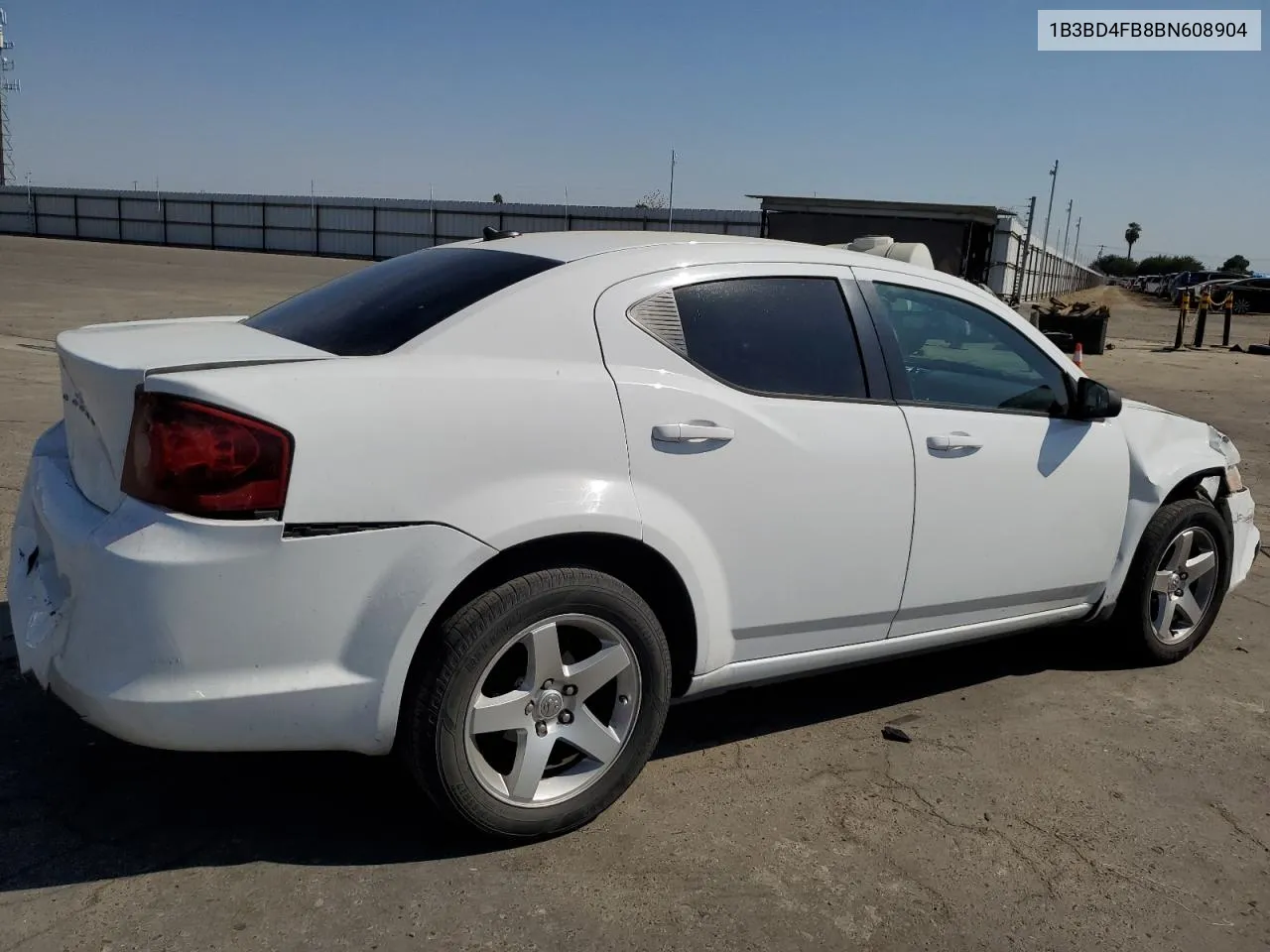 2011 Dodge Avenger Express VIN: 1B3BD4FB8BN608904 Lot: 73309764