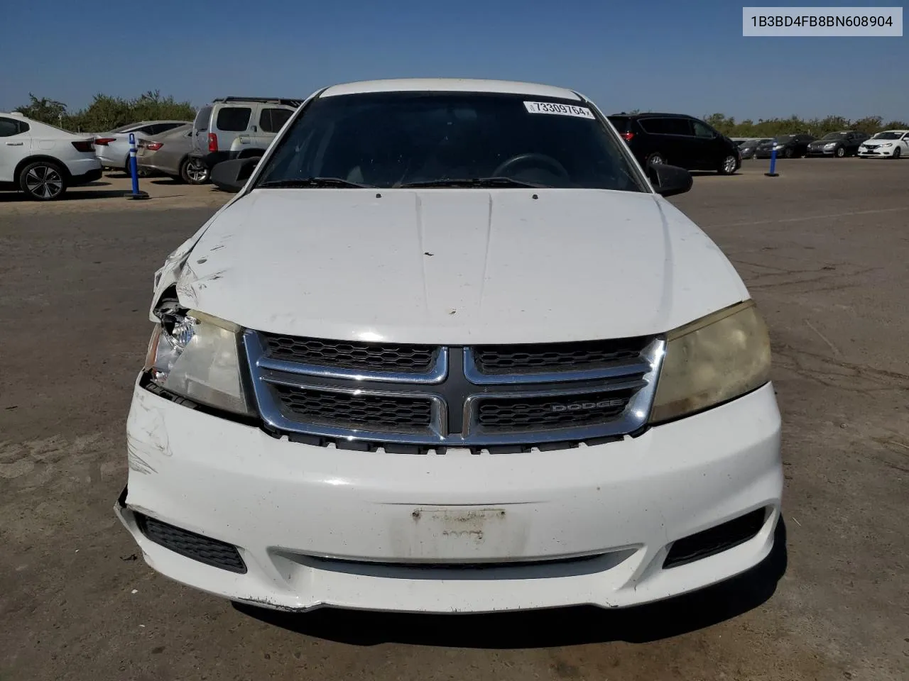 2011 Dodge Avenger Express VIN: 1B3BD4FB8BN608904 Lot: 73309764