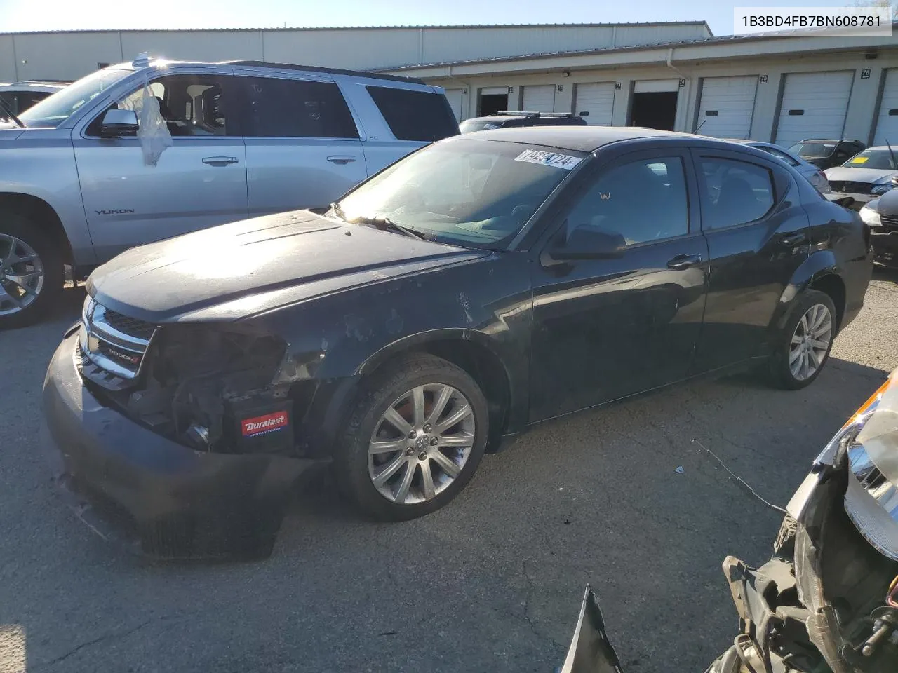 2011 Dodge Avenger Express VIN: 1B3BD4FB7BN608781 Lot: 74294724