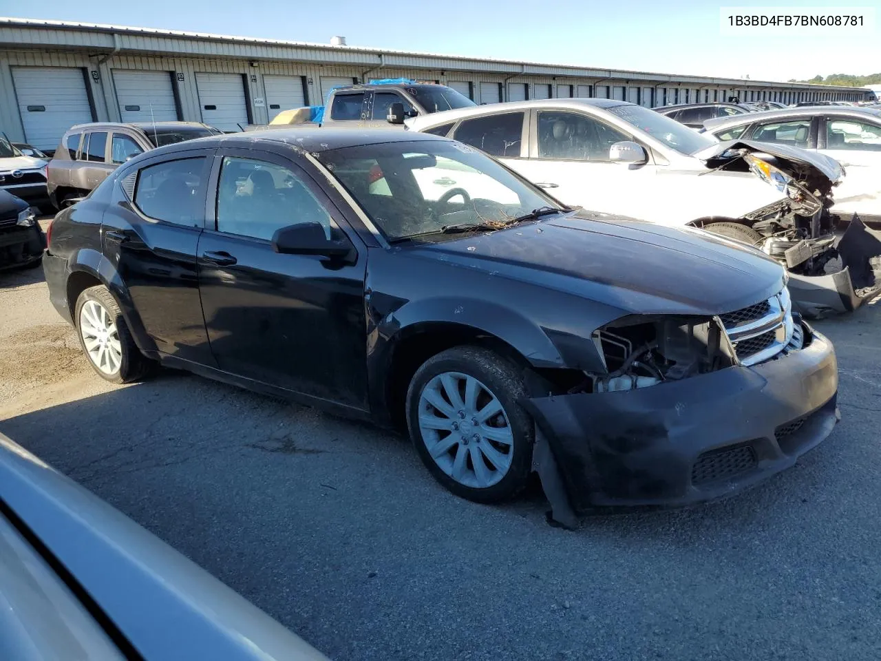 2011 Dodge Avenger Express VIN: 1B3BD4FB7BN608781 Lot: 74294724