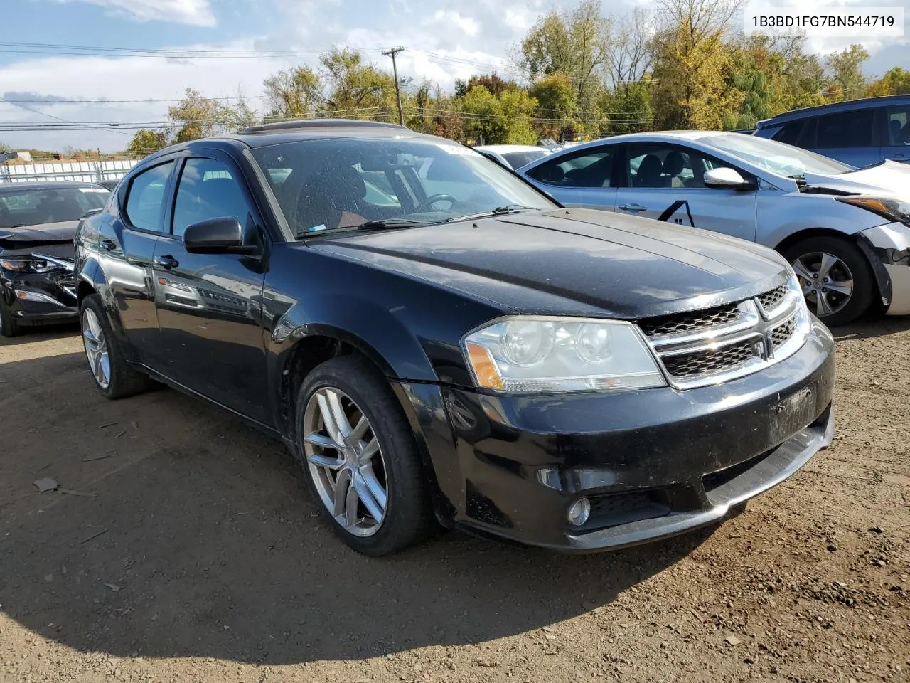 2011 Dodge Avenger Mainstreet VIN: 1B3BD1FG7BN544719 Lot: 74520954