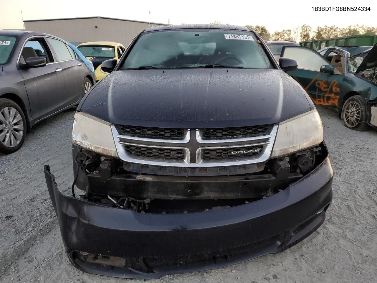 2011 Dodge Avenger Mainstreet VIN: 1B3BD1FG8BN524334 Lot: 74887154