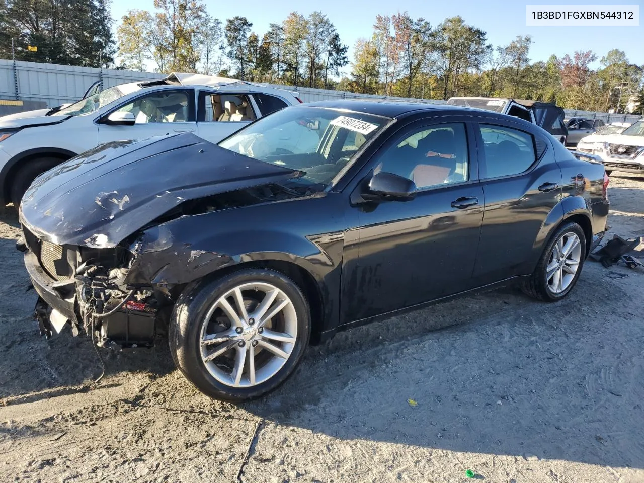 1B3BD1FGXBN544312 2011 Dodge Avenger Mainstreet