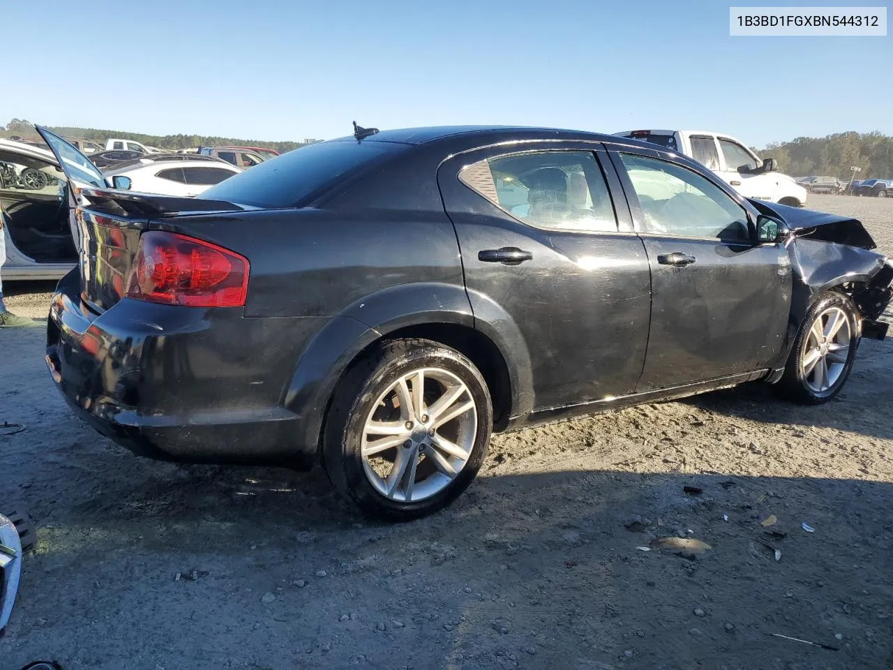 2011 Dodge Avenger Mainstreet VIN: 1B3BD1FGXBN544312 Lot: 74907234