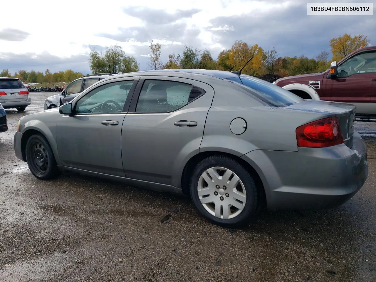 2011 Dodge Avenger Express VIN: 1B3BD4FB9BN606112 Lot: 76207464