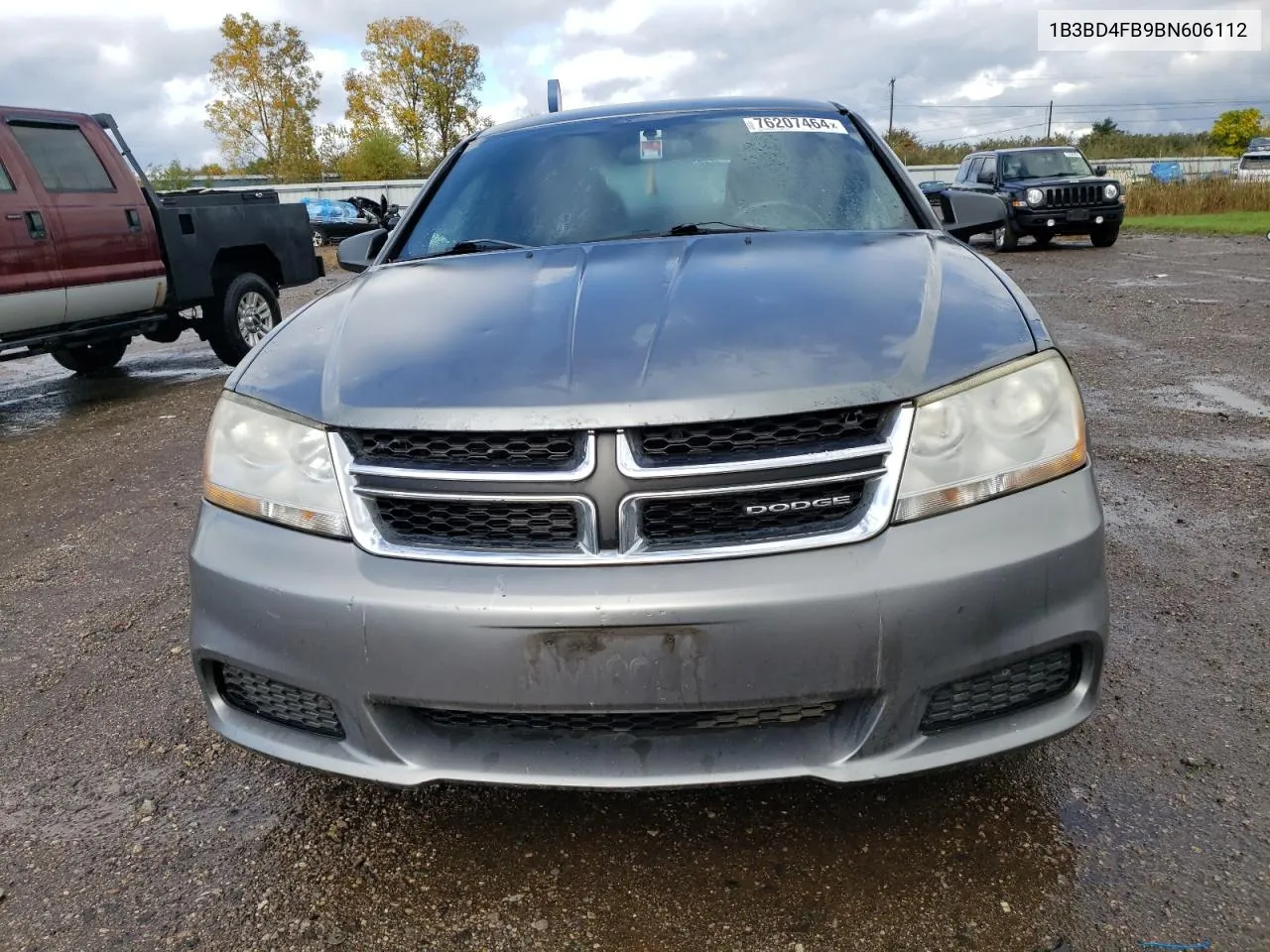 2011 Dodge Avenger Express VIN: 1B3BD4FB9BN606112 Lot: 76207464