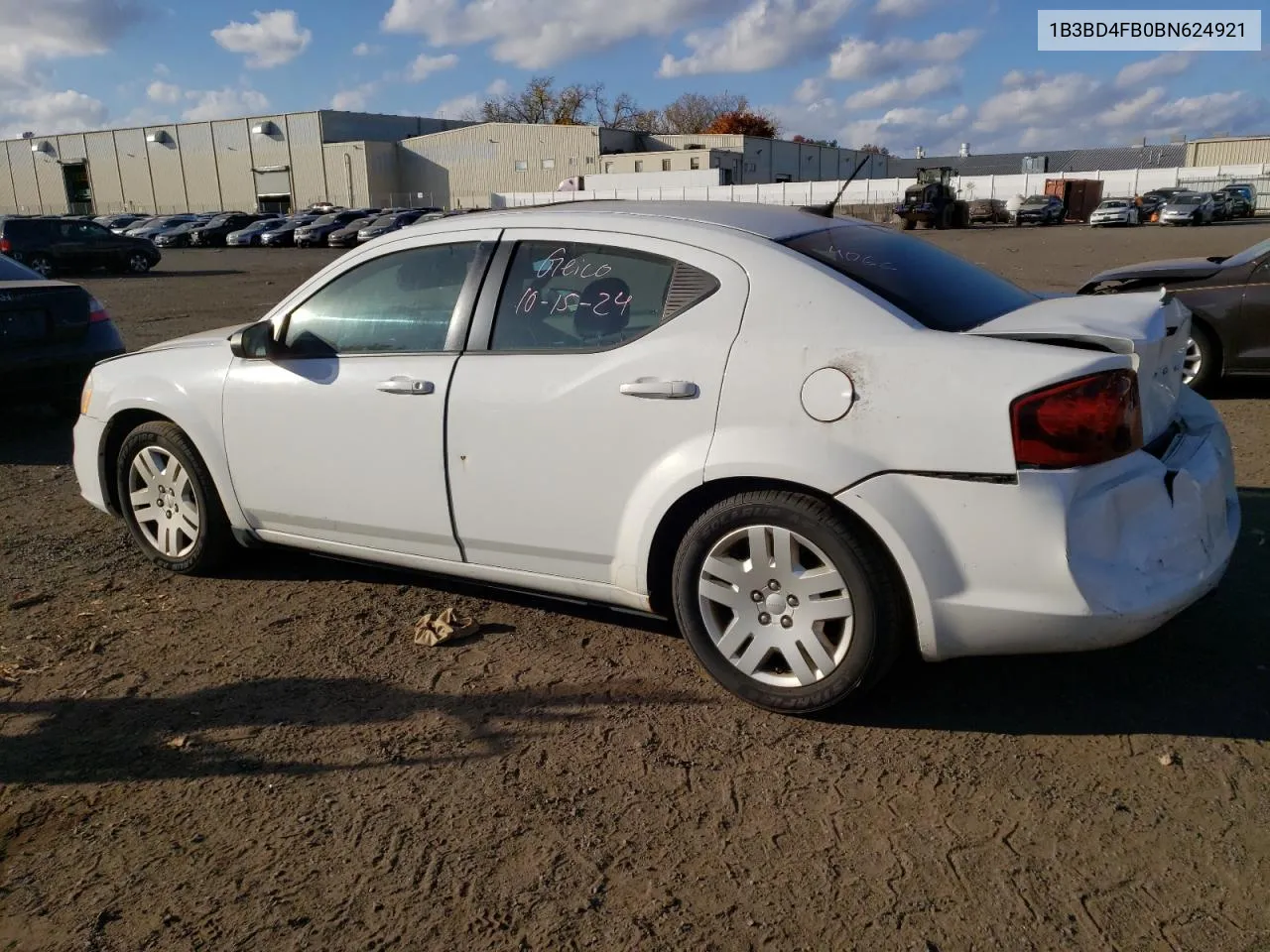 2011 Dodge Avenger Express VIN: 1B3BD4FB0BN624921 Lot: 76679694