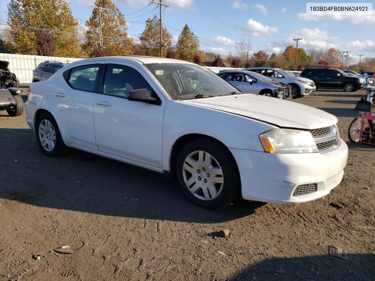 2011 Dodge Avenger Express VIN: 1B3BD4FB0BN624921 Lot: 76679694