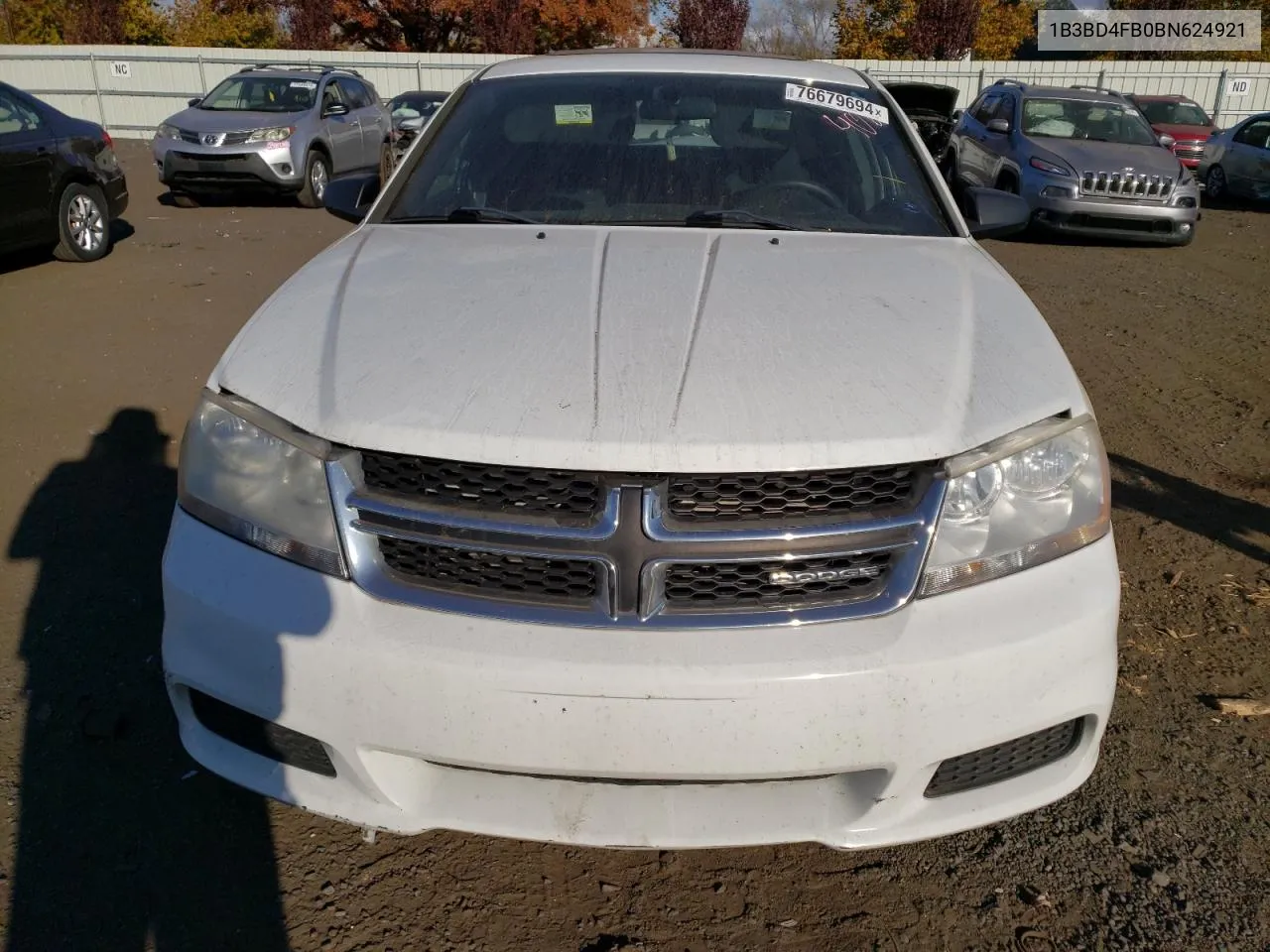 2011 Dodge Avenger Express VIN: 1B3BD4FB0BN624921 Lot: 76679694