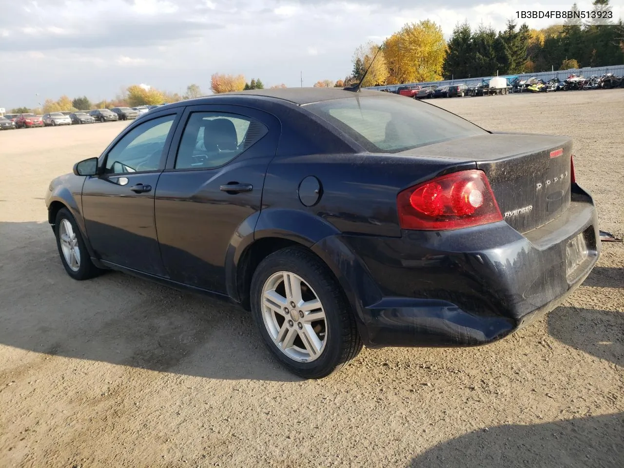 2011 Dodge Avenger Express VIN: 1B3BD4FB8BN513923 Lot: 77334044