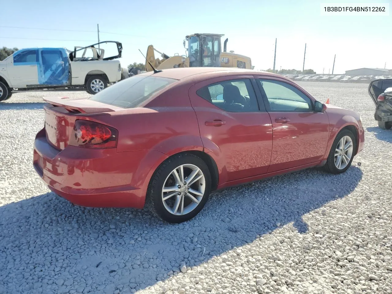 2011 Dodge Avenger Mainstreet VIN: 1B3BD1FG4BN512262 Lot: 77358754