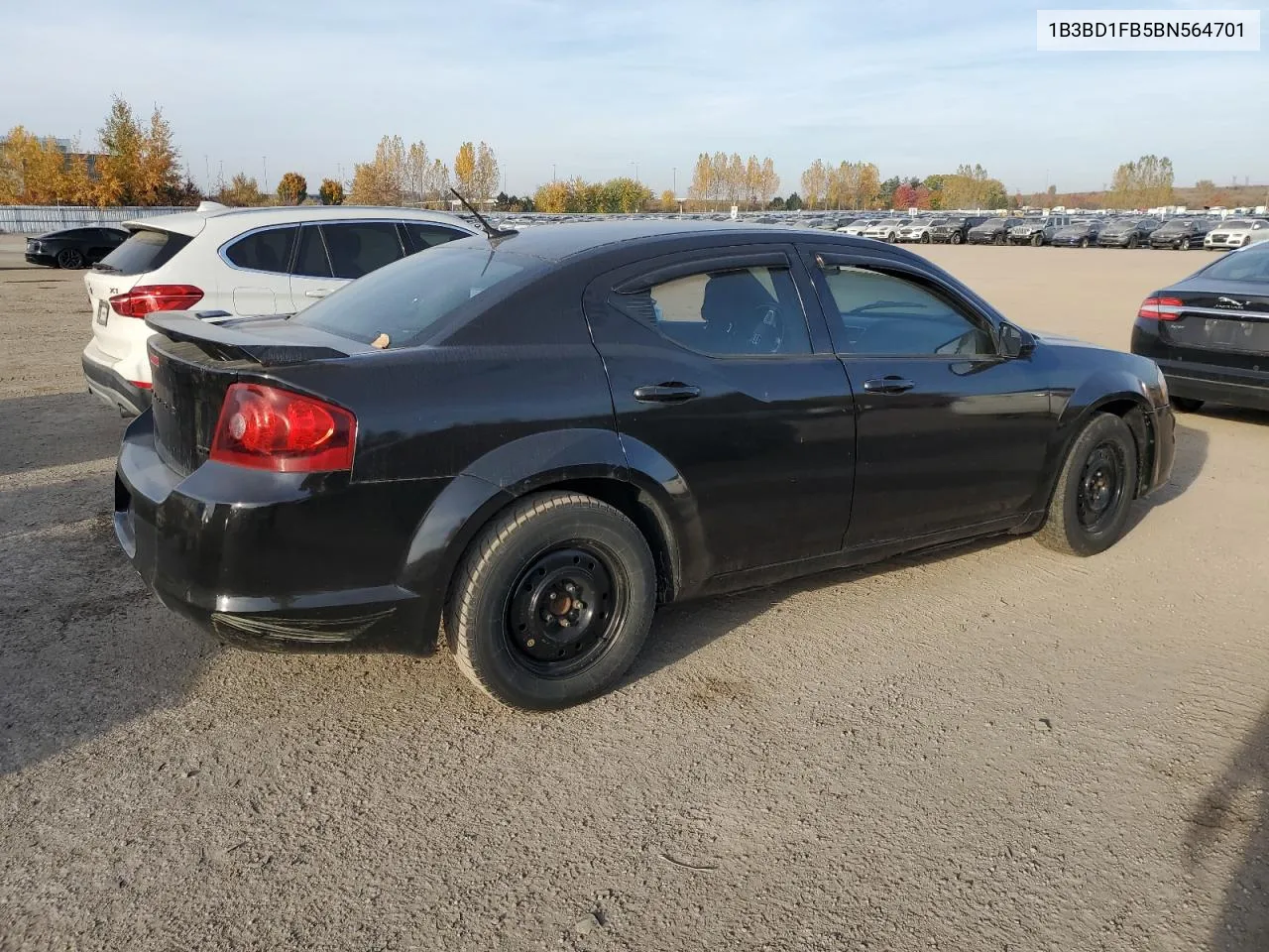 2011 Dodge Avenger Mainstreet VIN: 1B3BD1FB5BN564701 Lot: 77523654