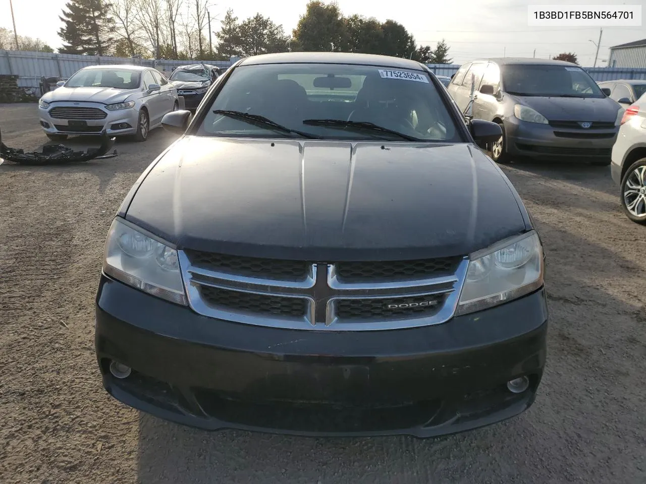 2011 Dodge Avenger Mainstreet VIN: 1B3BD1FB5BN564701 Lot: 77523654