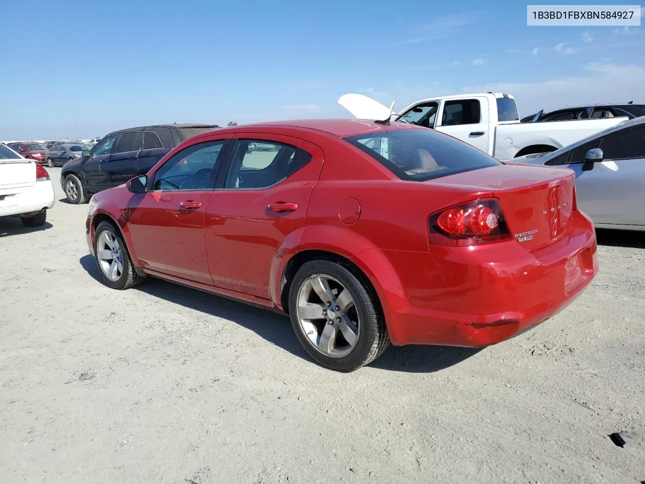 2011 Dodge Avenger Mainstreet VIN: 1B3BD1FBXBN584927 Lot: 77841874