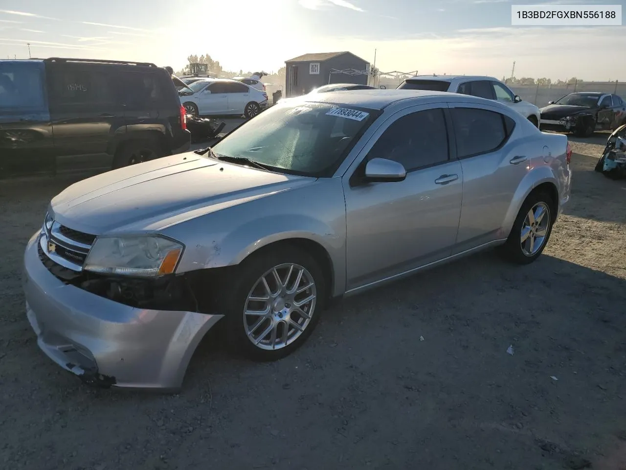 2011 Dodge Avenger Lux VIN: 1B3BD2FGXBN556188 Lot: 77893044