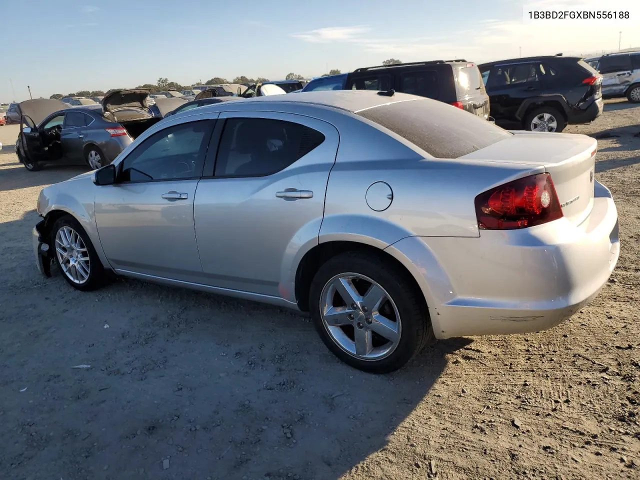 2011 Dodge Avenger Lux VIN: 1B3BD2FGXBN556188 Lot: 77893044