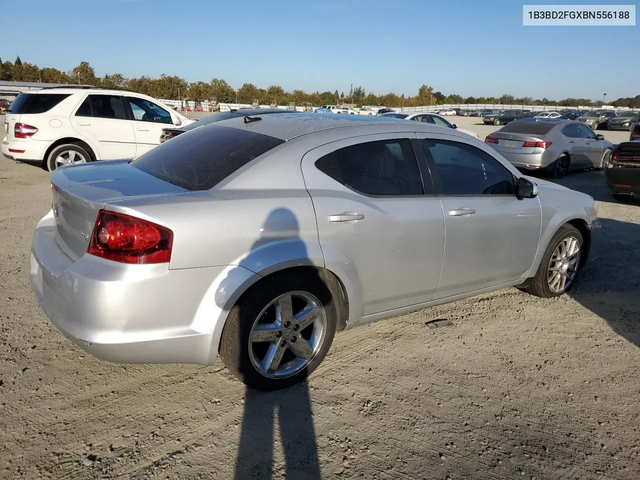 2011 Dodge Avenger Lux VIN: 1B3BD2FGXBN556188 Lot: 77893044