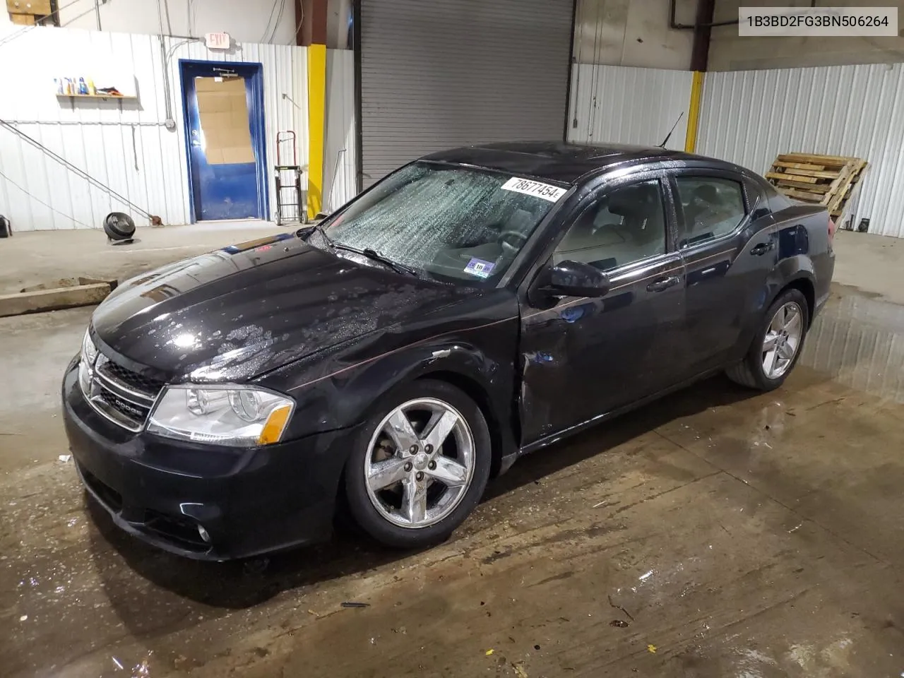 2011 Dodge Avenger Lux VIN: 1B3BD2FG3BN506264 Lot: 78677454