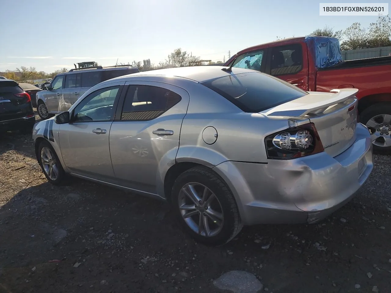 2011 Dodge Avenger Mainstreet VIN: 1B3BD1FGXBN526201 Lot: 79024734