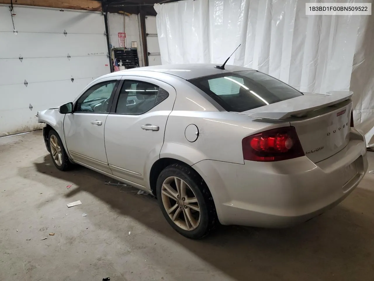 2011 Dodge Avenger Mainstreet VIN: 1B3BD1FG0BN509522 Lot: 80245294