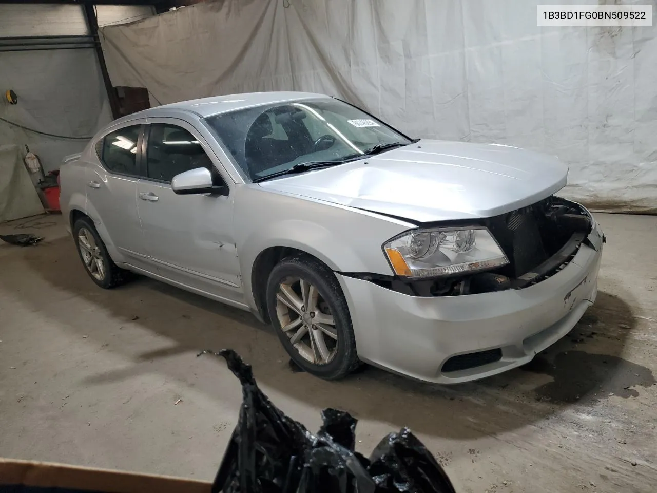 2011 Dodge Avenger Mainstreet VIN: 1B3BD1FG0BN509522 Lot: 80245294