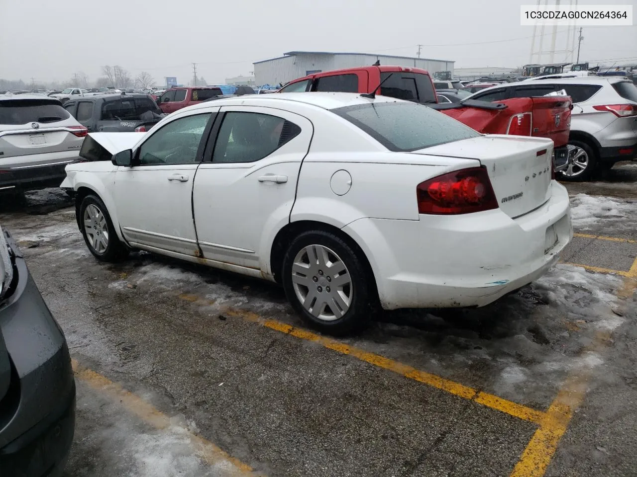 1C3CDZAG0CN264364 2012 Dodge Avenger Se