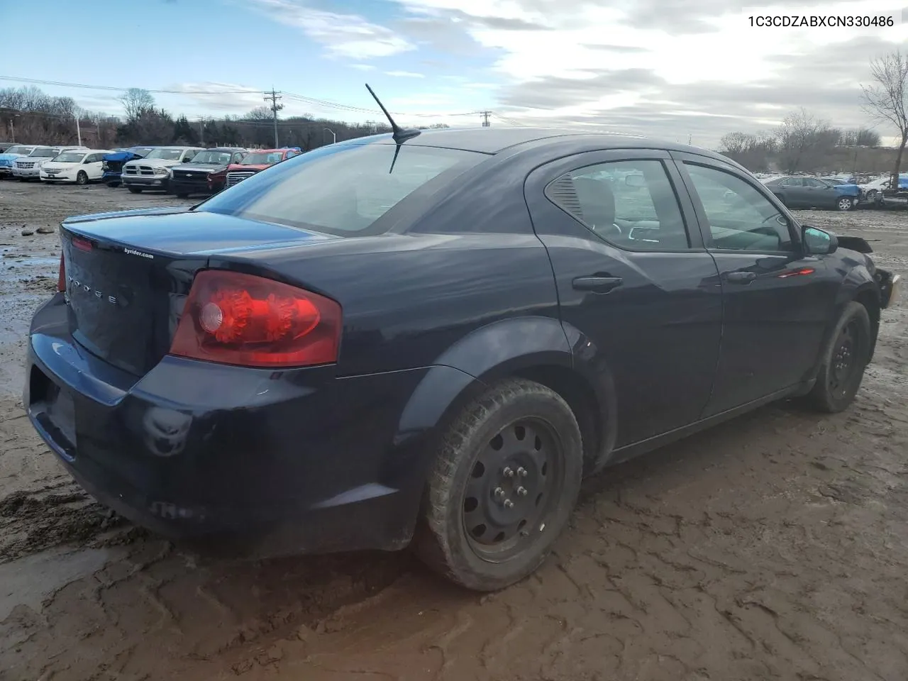 2012 Dodge Avenger Se VIN: 1C3CDZABXCN330486 Lot: 45909104